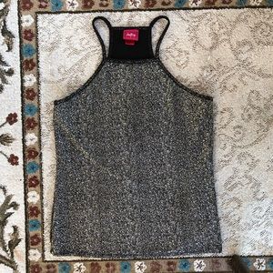 🌟 DayTrip BKE Gold Black shiny Top